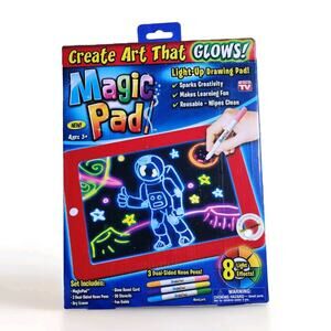 Magic Pad Light Up Drawing Pad That Glows In The Dark As Seen On TV For Ages 3+